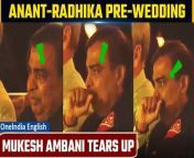 Watch as Mukesh Ambani gets emotional while his son, Anant Ambani, speaks candidly about his health challenges during their pre-wedding event in Gujarat. Anant&#39;s touching words of gratitude for his parents resonate deeply, highlighting the bond between father and son. Don&#39;t miss this heartwarming moment of love and resilience. &#60;br/&#62; &#60;br/&#62;#MukeshAmbani #AnantAmbani #RadhikaMerchant #AnantRadhikaWedding #AnantRadhika #AnantRadhikaPreWedding #Jamnagar #Gujarat #Rihanna #Oneindia&#60;br/&#62;~HT.178~PR.274~ED.110~GR.124~