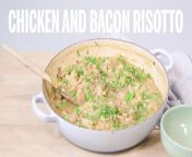 Our delicious chicken and bacon risotto keeps things simple with just a handful of ingredients, that work perfectly together.