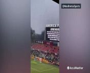 Mother Nature crashed the party at a Major League Soccer match between Real Salt Lake and the Los Angeles Football Club in Sandy, Utah, on March 2. Fans made the most of their time in the elements.