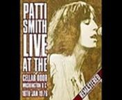 Recorded live at Cellar Door by teh King Biscuit Flower Hour in Washington D.C. on Januaty 16, 1976.&#60;br/&#62;&#60;br/&#62;Patti Smith - vocals.&#60;br/&#62;Lenny Kaye - guitar.&#60;br/&#62;Richard Sohl - keyboards.&#60;br/&#62;Ivan Kral - bass, vocals, guitar.&#60;br/&#62;Jay Dee Daugherty - drums.&#60;br/&#62;&#60;br/&#62;Spanish town (Garlland Jeffreys).&#60;br/&#62;Real good time together.&#60;br/&#62;Slavery/Radio Ethiopia.&#60;br/&#62;Privilege (set me free).&#60;br/&#62;Ain&#39;t it strange.&#60;br/&#62;Kimberly.&#60;br/&#62;Redondo Beach.&#60;br/&#62;Free money.&#60;br/&#62;Pale blue eyes/Louie Louie.&#60;br/&#62;Pumping (my heart).&#60;br/&#62;Jolene.&#60;br/&#62;Bitdland.&#60;br/&#62;Land: Horses/Land of a thousand dances/La mer(de)/Gloria.&#60;br/&#62;My generation.&#60;br/&#62;