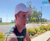 16-year-old Mani Jessup has been juggling his love for footy and golf since he was five years old. While footy is the priority right now, he still spends plenty of time around the golf course.