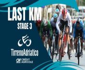 ‍♀️ Relive all the last KM emotions of Phil Bauhaus win third stage of Tirreno Adriatico Crèdit Agricole 2024! The exciting arrival in Gualdo Tadino (Perugia) in front of Jonathan Milan (2nd place) and Kevin Vauquelin (3rd)!&#60;br/&#62;&#60;br/&#62;Immerse yourself in race with our Playlist:&#60;br/&#62;✅ Strade Bianche Crédit Agricole 2024&#60;br/&#62;✅ Tirreno Adriatico Crédit Agricole 2024&#60;br/&#62;✅ Milano-Torino presented by Crédit Agricole 2024&#60;br/&#62;✅ Milano-Sanremo presented by Crédit Agricole 2024&#60;br/&#62;✅ Giro d’Italia&#60;br/&#62;✅ Giro Next Gen 2024&#60;br/&#62;✅ Giro d&#39;Italia Women&#60;br/&#62;✅ GranPiemonte presented by Crédit Agricole 2024&#60;br/&#62;✅ Il Lombardia presented by Crédit Agricole 2024&#60;br/&#62;&#60;br/&#62;Follow our channels to stay updated onTirreno Adriatico 2024and interact with other cycling enthusiasts:&#60;br/&#62;&#60;br/&#62;Facebook: https://www.facebook.com/tirrenoadriatico&#60;br/&#62;Twitter: https://twitter.com/TirrenAdriatico&#60;br/&#62; Instagram: https://www.instagram.com/tirreno_adriatico/&#60;br/&#62;&#60;br/&#62;Enjoy the magic of the major cycling &#60;br/&#62;https://www.tirrenoadriatico.it/en/