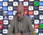 Guardiola refuses to be drawn by Trent comments as excited by City&#39;s trip to leaders Liverpool&#60;br/&#62;Manchester City training centre, Manchester, UK
