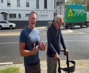 WATCH: Bruce Crabb highlights the issues faced by his disabled partner at a roundabout on the corner of Moulder Street and Lords Place.