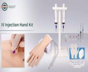 The adult IV injection hand kit is ideal for venipuncture and intravenous injection on veins of dorsal hand. Great for nursing students even beginners to get IV access skills and build confidence in future work. &#60;br/&#62;More details here: https://mededuquest.com/product/iv-injection-hand-kit-for-injection-venipuncture-training/&#60;br/&#62;&#60;br/&#62;