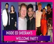 Ed Sheeran is in Mumbai for his eagerly anticipated Mathematics Tour concert on March 16. However, before gracing the stage, the Grammy-winning artist took a delightful detour to enjoy a lavish party, courtesy of comedian Kapil Sharma, held in his honour on March 14. Despite the whirlwind of his tour commitments, Sheeran appeared genuinely delighted, relishing the company of Bollywood and television celebs who attended the event.