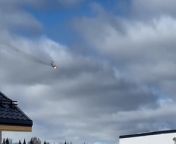 Burning Russian military plane flies over houses before ‘crashing’ from russian anal creampie