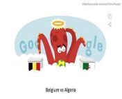 the World Cup 2014 match Belgium vs Algeria.