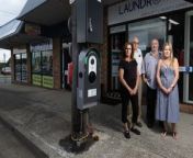 Lake Macquarie council has installed an EV charger on a power pole outside a number of small businesses on Bridge Street, the business owners say they were not consulted.