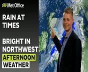 The morning&#39;s rain continues to shift southwards through central England and Wales during Wednesday afternoon with brighter skies developing across western Scotland and Northern Ireland. The southeast could also see some sunny intervals with temperatures here climbing to mid-teens. – This is the Met Office UK Weather forecast for the afternoon of 20/03/24. Bringing you today’s weather forecast is Luke Miall.