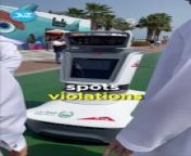 AI robot patrols Dubai beach to monitor e-scooter violations from gentlyper beach