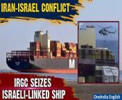 Iranian state media reported on Saturday that the Islamic Revolutionary Guard Corps (IRGC) has seized a container ship near the Strait of Hormuz amid escalating tensions in the region. This action comes in the aftermath of a deadly Israeli attack on Iran&#39;s consulate in Syria, where the IRGC suffered significant casualties, including the loss of seven members, including two generals. &#60;br/&#62; &#60;br/&#62; &#60;br/&#62;#IranIRGC #IsraelConflict #VesselSeizure #MiddleEastTensions #MaritimeSecurity #InternationalRelations #IranianActions #IsraeliAffiliated #IndianNationals #GlobalConcerns&#60;br/&#62;~HT.178~PR.152~ED.194~GR.124~