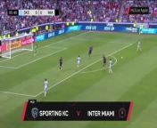 Lionel Messi and Luis Suarez scored as Inter Miami came from behind to beat Sporting KC