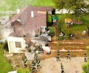 [Full Recap] F16 fighter jet collided with a residential house from surprise for mistress with bondage