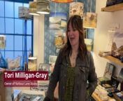 Tori Milligan-Gray owner of new Fortrose shop Harbour Lane Studio from www my porn shop com