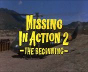 Prequel to the first Missing In Action, set in the early 1980&#39;s it shows the capture of Colonel Braddock (Chuck Norris) during the Vietnam war in the 1970&#39;s and his captivity with other American P.O.W&#39;s in a brutal prison camp, and his plans to escape.&#60;br/&#62;&#60;br/&#62;IMDb: https://www.imdb.com/title/tt0089604