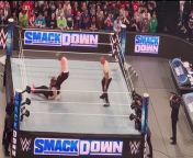 Randy Orton hits the RKO on Logan Paul - WWE Smackdown 5 April 2024