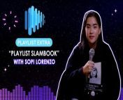 Get to know Sopi Lorenzo, an 18-year-old producer from Manila, as she answers Slam Book questions in this Playlist Extra video.&#60;br/&#62;