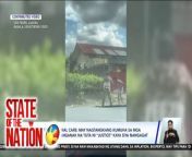 Mas luminaw na ang kwento sa pananakit sa asong si Justice sa San Pedro, Laguna.&#60;br/&#62;&#60;br/&#62;&#60;br/&#62;State of the Nation is a nightly newscast anchored by Atom Araullo and Maki Pulido. It airs Mondays to Fridays at 10:30 PM (PHL Time) on GTV. For more videos from State of the Nation, visit http://www.gmanews.tv/stateofthenation.&#60;br/&#62;&#60;br/&#62;#GMAIntegratedNews #KapusoStream #BreakingNews&#60;br/&#62;&#60;br/&#62;Breaking news and stories from the Philippines and abroad:&#60;br/&#62;GMA Integrated News Portal: http://www.gmanews.tv&#60;br/&#62;Facebook: http://www.facebook.com/gmanews&#60;br/&#62;TikTok: https://www.tiktok.com/@gmanews&#60;br/&#62;Twitter: http://www.twitter.com/gmanews&#60;br/&#62;Instagram: http://www.instagram.com/gmanews&#60;br/&#62;&#60;br/&#62;GMA Network Kapuso programs on GMA Pinoy TV: https://gmapinoytv.com/subscribe