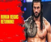 Roman Reigns teases a big comeback after losing the WWE Universal Championship at WrestleMania! #WWE #RomanReigns #UniversalChampion #TripleH #Wrestling #ComebackKing
