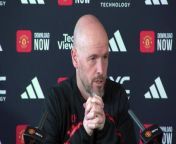 Manchester United boss Erik Ten Hag on the fitness of Scott McTominay and Marcus Rashford ahead of their clash with Bournemouth&#60;br/&#62;Manchester, UK
