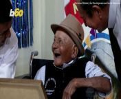In the Peruvian city of Huanuco, authorities have reached out to Guinness World Records claiming one of their residents may be the oldest man in the world, not just alive, but to have lived in recorded history. Yair Ben-Dor has more.