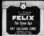 FELIX THE CAT_ THE STONE AGE _ Full Cartoon Episode from sofia felix