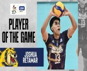 UAAP Player of the Game Highlights: Joshua Retamar shows veteran smarts for NU against Adamson from bba pokello nu