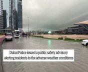 Heavy rain in Dubai has led to flooding from romi rain bridgette