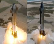 SpaceX is getting ready for the 4th integrated test flight of the Starship rocket with a pair of test firings. The first was a full duration test fire of all six Raptor engines. The second was a single engine firing using the header tanks.&#60;br/&#62;&#60;br/&#62;Credit: Space.com &#124; SpaceX &#124;edited by Steve Spaleta