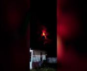 Video of Ruang volcano eruption in Indonesia from kelasbintang indonesia