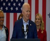 Biden jokes that he looks &#39;40-years-old&#39; during campaign rallyReuters