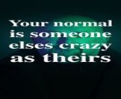 Your crazy is only yours