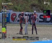 Jack Miller and Franco Morbidelli crash at Jerez from panty open jack