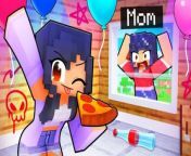 HOME ALONE without my MOM in Minecraft! from mom xxx shredder
