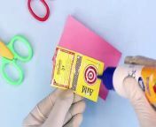 In this video, we make cute miniature Hello kitty notebook with matchbox in very steps. Hope you like this cute Hello kitty miniature diary. Try this matchbox craft and comment your thoughts. Have a nice day&#60;br/&#62;&#60;br/&#62;Things required in this craft.&#60;br/&#62;1) Matchbox &#60;br/&#62;2) Coloured papers &#60;br/&#62;3) Fevi col &#60;br/&#62;4) Scissor &#60;br/&#62;5) Hello kitty sticker &#60;br/&#62;&#60;br/&#62;#diy #hellokitty #minidiary #cutecraftideas