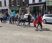 The sixth annual St George&#39;s Day in Coleford, Gloucestershire