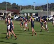 The Crows and Magpies battle it out in the third round of the 2024 NWFA season. Video by Katri Strooband