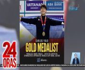 Sunod-sunod na naman ang karangalan ng Pilipinas sa sports! Ang ilan, dumagdag sa ating mga pambato sa 2024 Paris Olympics... habang si Carlos Yulo, may pinatunayan!&#60;br/&#62;&#60;br/&#62;&#60;br/&#62;24 Oras is GMA Network’s flagship newscast, anchored by Mel Tiangco, Vicky Morales and Emil Sumangil. It airs on GMA-7 Mondays to Fridays at 6:30 PM (PHL Time) and on weekends at 5:30 PM. For more videos from 24 Oras, visit http://www.gmanews.tv/24oras.&#60;br/&#62;&#60;br/&#62;#GMAIntegratedNews #KapusoStream&#60;br/&#62;&#60;br/&#62;Breaking news and stories from the Philippines and abroad:&#60;br/&#62;GMA Integrated News Portal: http://www.gmanews.tv&#60;br/&#62;Facebook: http://www.facebook.com/gmanews&#60;br/&#62;TikTok: https://www.tiktok.com/@gmanews&#60;br/&#62;Twitter: http://www.twitter.com/gmanews&#60;br/&#62;Instagram: http://www.instagram.com/gmanews&#60;br/&#62;&#60;br/&#62;GMA Network Kapuso programs on GMA Pinoy TV: https://gmapinoytv.com/subscribe