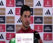 Arsenal boss Mikel Arteta talks on the title race, facing Manchester City and the importance of the fans and the role Arsenal need them to play&#60;br/&#62;&#60;br/&#62;Sobha Realty Training Center, London, UK