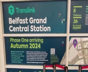 Inside Great Victoria Street train station in Belfast on Tuesday, April 23, 2024. The station will close permanently on May 10 ahead of the move to the new Grand Central Station nearby