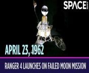 On April 23, 1962, NASA launched the Ranger 4 mission to the moon. &#60;br/&#62;&#60;br/&#62;After the first three Ranger missions failed, NASA was really happy with the successful launch of Ranger 4. But the fun didn&#39;t last long. After a picture-perfect launch on an Atlas-Agena rocket, Ranger 4 stopped transmitting telemetry data. Tracking stations picked up an empty signal from its radio transponder. Without that telemetry, mission control couldn&#39;t confirm that the spacecraft had deployed its solar panels and high-gain antenna. When they tried to send commands to its on-board computers, they got no response. They could tell from fluctuations in the radio signal that Ranger 4 had not stabilized itself like it was supposed to. Instead, it was tumbling around in space with its solar panels still tucked in to its sides. While the mission was essentially a failure at that point, Ranger 4 did become the first American spacecraft to reach the moon. It crashed into the moon&#39;s far side three days after the launch.