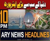 #Dubai #largestairport #AlMaktoumAirport #headlines &#60;br/&#62;&#60;br/&#62;-IHC rejects baseless campaign against Justice Babar Sattar&#60;br/&#62;&#60;br/&#62;-FIA arrests Afghan nationals traveling on fake Pakistani documents&#60;br/&#62;&#60;br/&#62;-IDB vows to expedite work on different projects in Pakistan&#60;br/&#62;&#60;br/&#62;-Establishment won’t have objection over talks with PTI: Sanaullah&#60;br/&#62;&#60;br/&#62;-PCB appoints Gary Kirsten, Gillespie as coaches for white, red-ball cricket&#60;br/&#62;&#60;br/&#62;Follow the ARY News channel on WhatsApp: https://bit.ly/46e5HzY&#60;br/&#62;&#60;br/&#62;Subscribe to our channel and press the bell icon for latest news updates: http://bit.ly/3e0SwKP&#60;br/&#62;&#60;br/&#62;ARY News is a leading Pakistani news channel that promises to bring you factual and timely international stories and stories about Pakistan, sports, entertainment, and business, amid others.