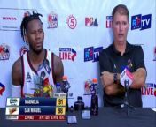 Interview with Best Player CJ Perez and Coach Jorge Gallent [Apr. 26, 2024] from cj sparx