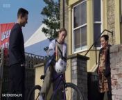 EastEnders - Britney Falls Off Her Bicycle &amp; Gets Taken To Hospital _ 22nd April