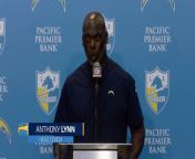 Anthony Lynn Postgame Press Conference from navel boob press