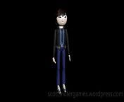 A video, of the Scott character 3D model. Scott has a pencil in his hand. It&#39;s based on a character made by friend, dogmenpower on DeviantArt. Created by Scott Snider using 3DS MAX. Uploaded 05-03-2024.
