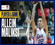 PBA Player of the Game Highlights: Allein Maliksi makes key contributions in 4th period as Meralco shocks San Miguel from san sex com