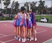 Last quarter action from the round four BFNL A-grade netball contest between South Bendigo and Gisborne at Harry Trott Oval.&#60;br/&#62;&#60;br/&#62;The Bulldogs won by 24 goals (61-37).