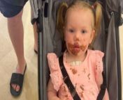In this adorable video shared by Rosa, we get a glimpse of holiday hilarity as her daughter experiences the ultimate struggle between sleep and a sweet treat. &#60;br/&#62;&#60;br/&#62;&#92;